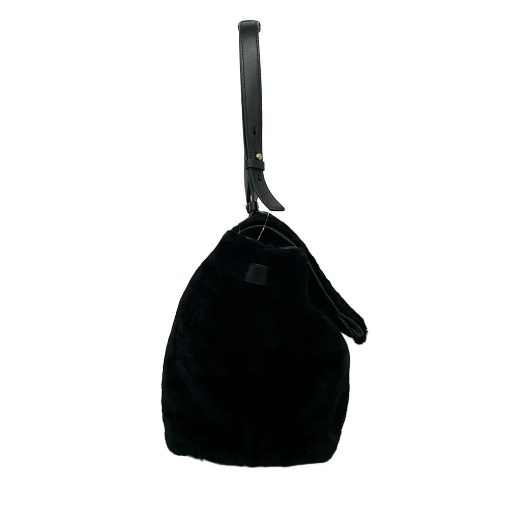 Salvatore Ferragamo Shoulder Bag Mouton Calf Leather
